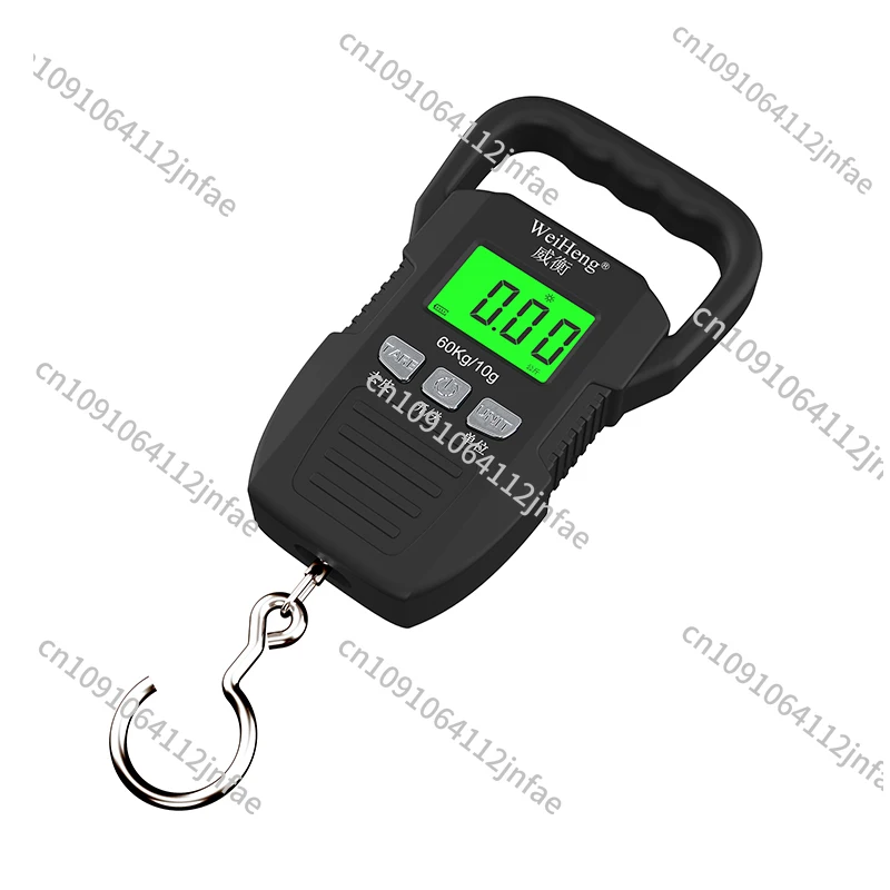 

60kg Portable Digital Handheld Scale for Home, Grocery, Fishing, Hooks, Shipping, Luggage, Compact and Accurate