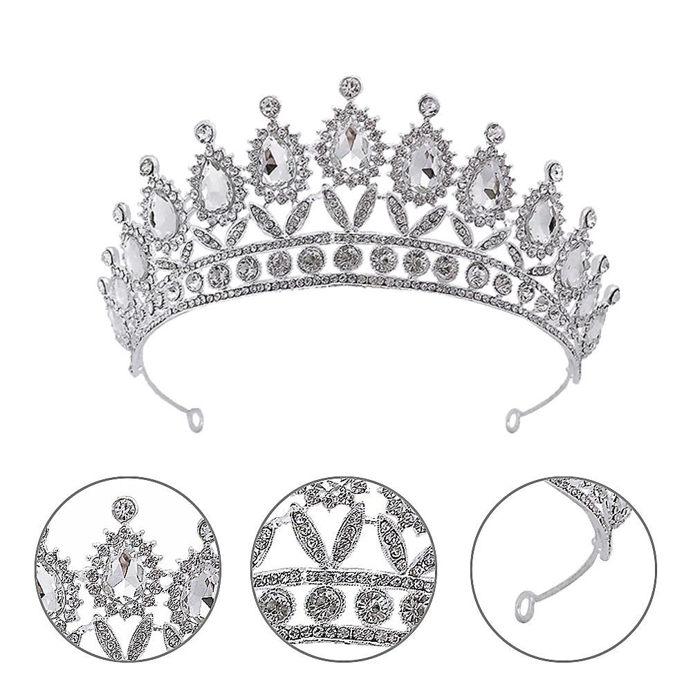 

Bridal Crown Copper Claw Crystal Earrings Special Occasion Bridal Headband Delicate Hair Jewelry Rhinestone Charm Princess Style