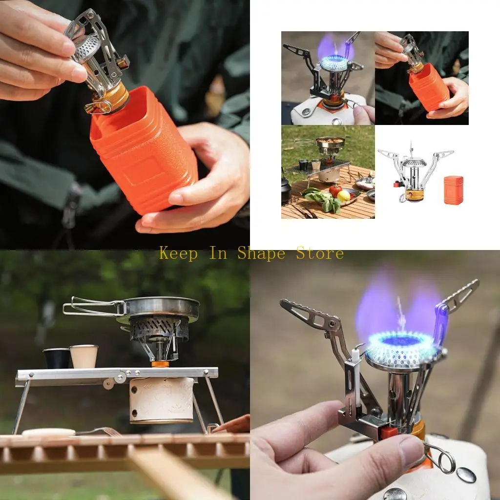 

U1JC Туристическая плита для приготовления пищи на открытом воздухе Легкая газовая плита для альпинизма для туристов