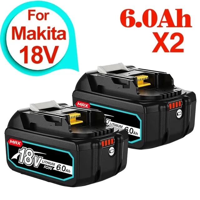 18V 6.0Ah BL1860b Rechargeable Li-ion Battery For Makita 18 Volt Power Tools BL1860 BL1830b BL1850b BL1840 LXT-400 6A