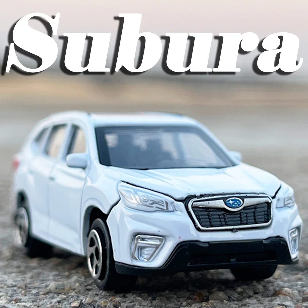 

1:64 Scale Subaru Forester Toy Car Models Alloy Diecast Shock Absorption Slide Forward Simulation Vehicles for Children Gifts