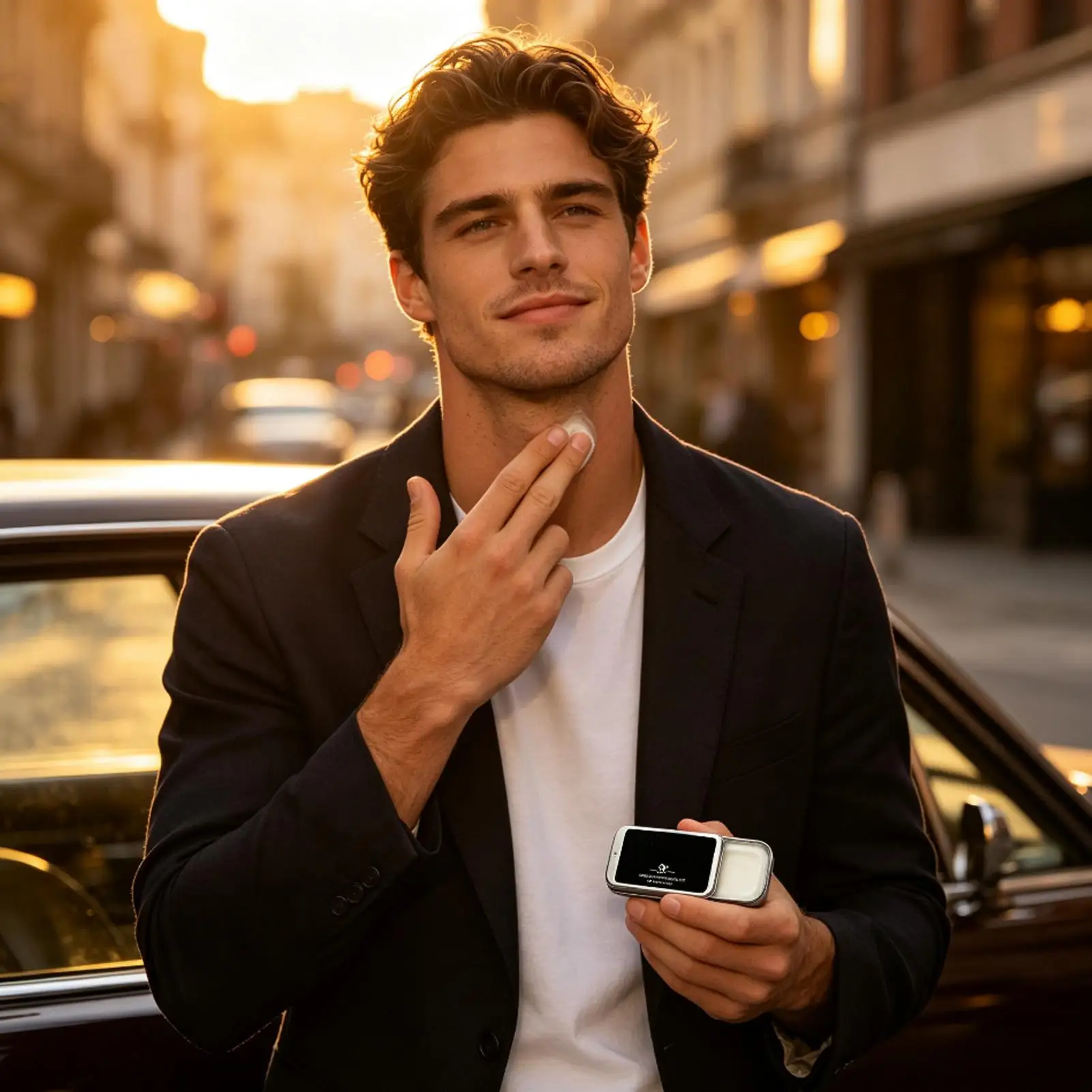Cologne Balm Mini Long Lasting Portable Plant Extract Fragrance Pocket Perfume Balm for Men Body Boyfriend Husband Dad Business view 6