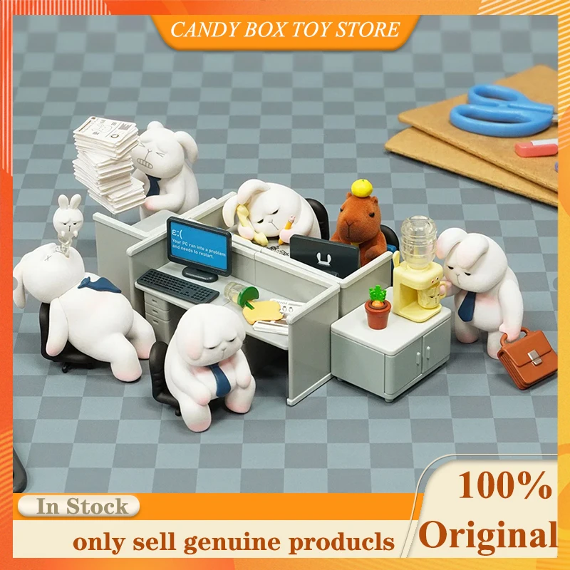 

Подлинная Monday Bruce Don't Want To Go To Work Series V1V2V3V4 Загадочная коробка Настольный орнамент Слепая коробка Подарки на день рождения для детей