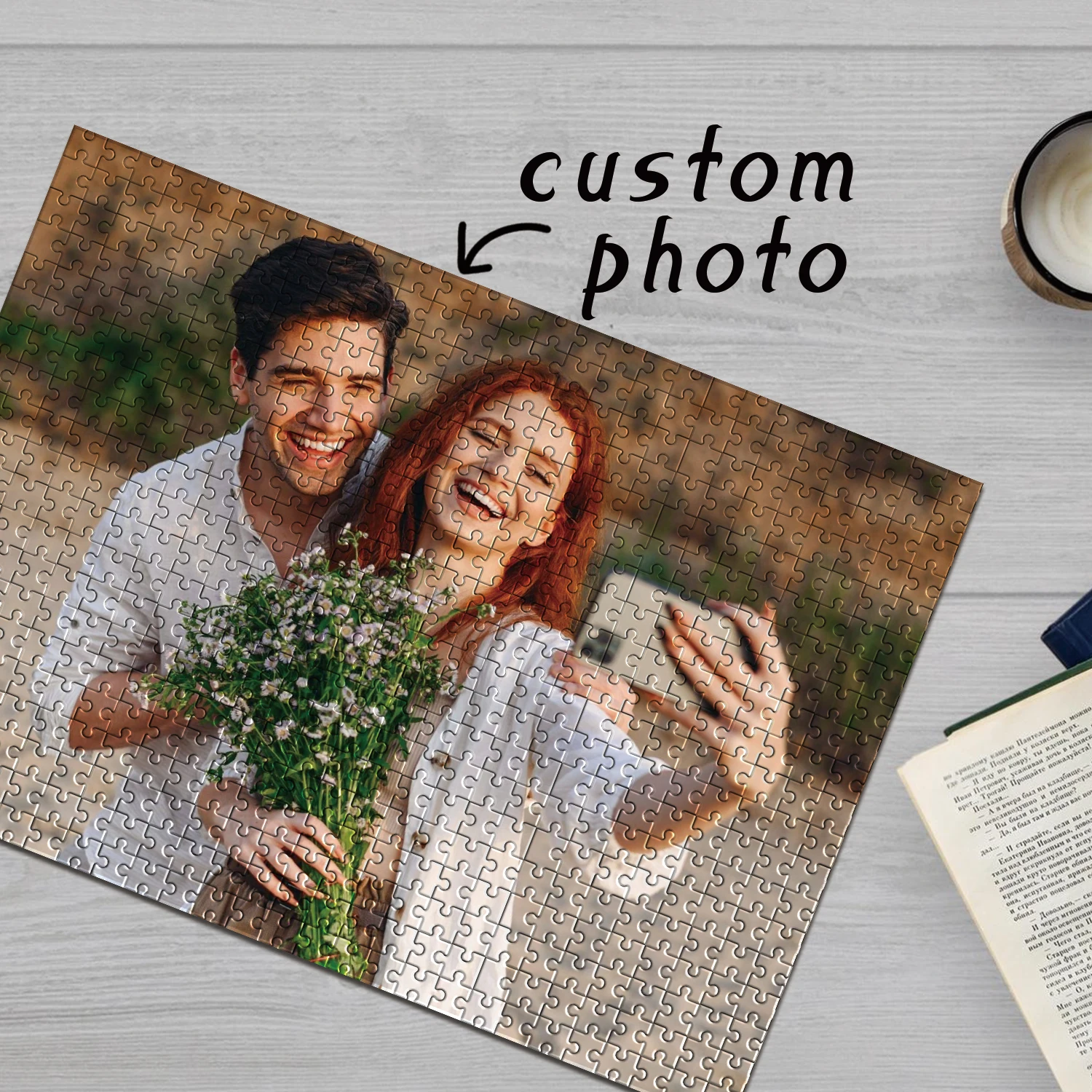 35/150/300/500/1000 pezzi bel coppia Puzzle di decompressione personalizzati Puzzle personalizzato fai da te Puzzle con foto personalizzate