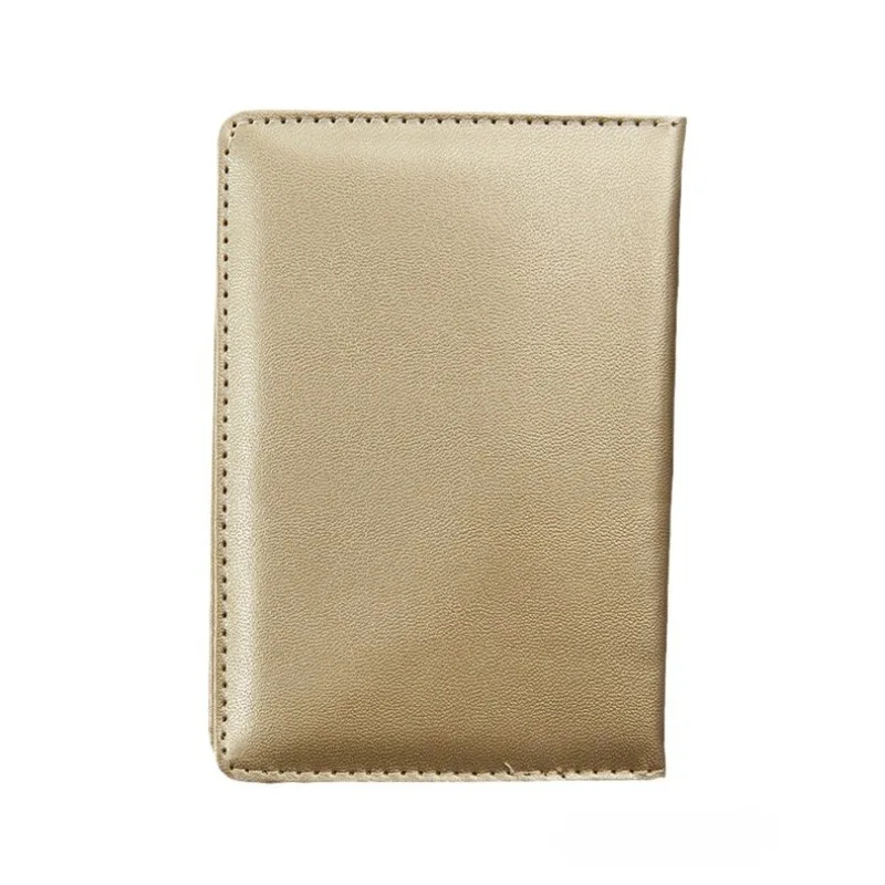 1 قطعة بلون بو حامل جواز السفر العالمي غطاء جواز السفر حامي محفظة سفر جواز السفر كم