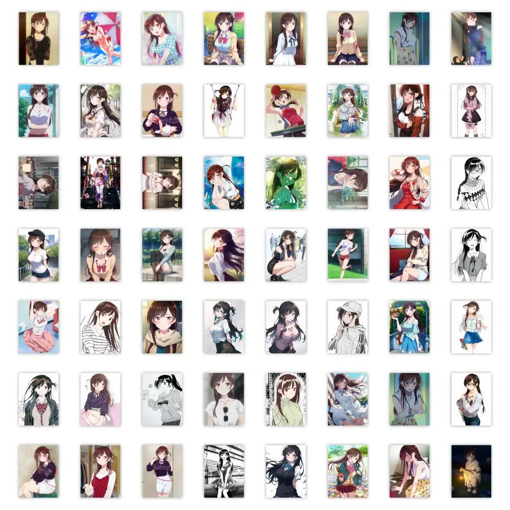 

10/30/59PCS Anime Rent-A-Girlfriend Cute FunIchinose Chizuru Personalized Creative Graffiti Stickers Decorate Laptop Decal