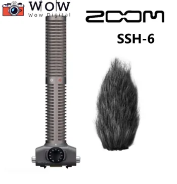 

ZOOM SSH6 stereo shotgun Microphone handy recorder microphone for Q8/H5/H6/DSLR video cameras interviews