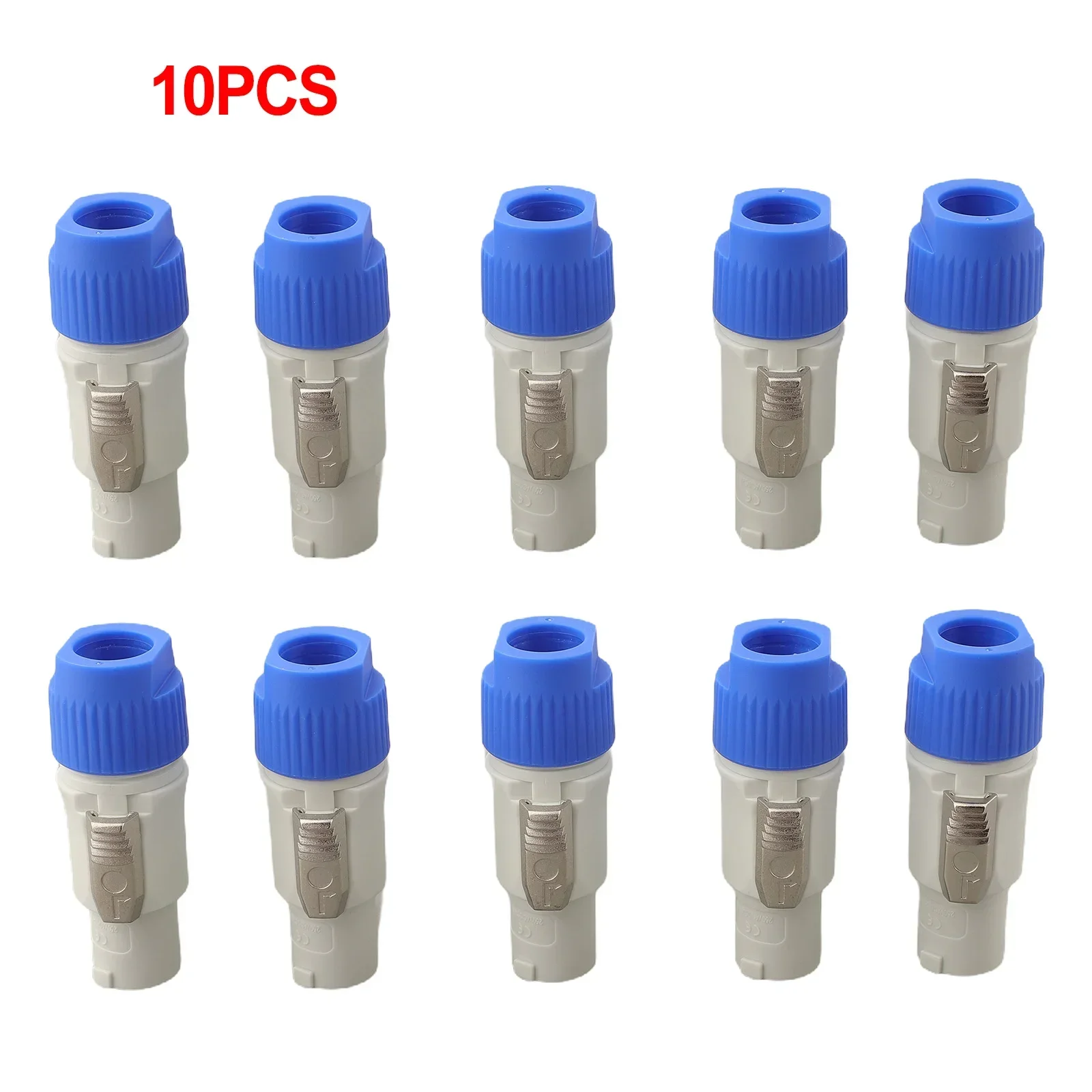 10pcs 3-Pin Speaker Plug 250V 20A Male Power Connector Fits For DMX Signal Stage Lights For Audio Power Supply