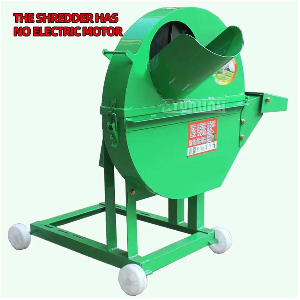 Gasoline Electric Banana Tree Shredder Grass Cutter Shredder Poultry Farming Farmers Grass Fodder Chopper No Motor 2025 New