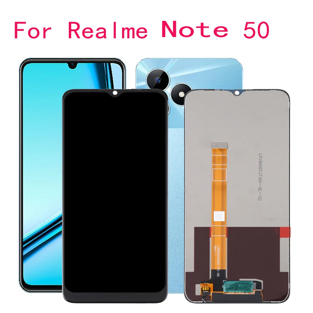 

6.74inch LCD Display Touch Screen Digitizer Glass Panel For Realme Note 50 RMX3834