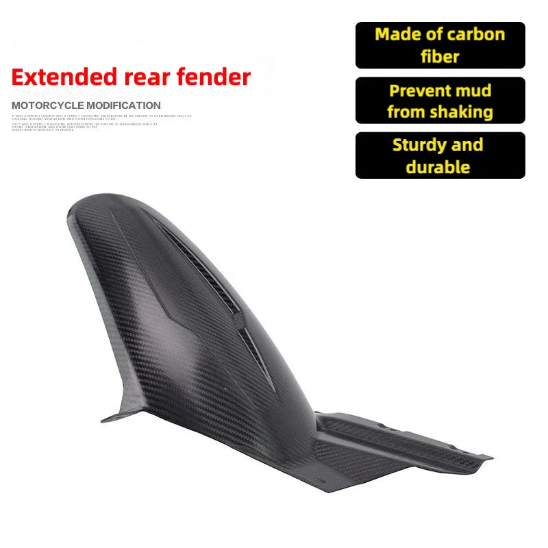 

Motorcycle Carbon Retrofit Parts Fender Cover Panels Cowl Fairing Kit Rear Fender Splash Mudguard For Qianjiang Sai600 2022 ﻿
