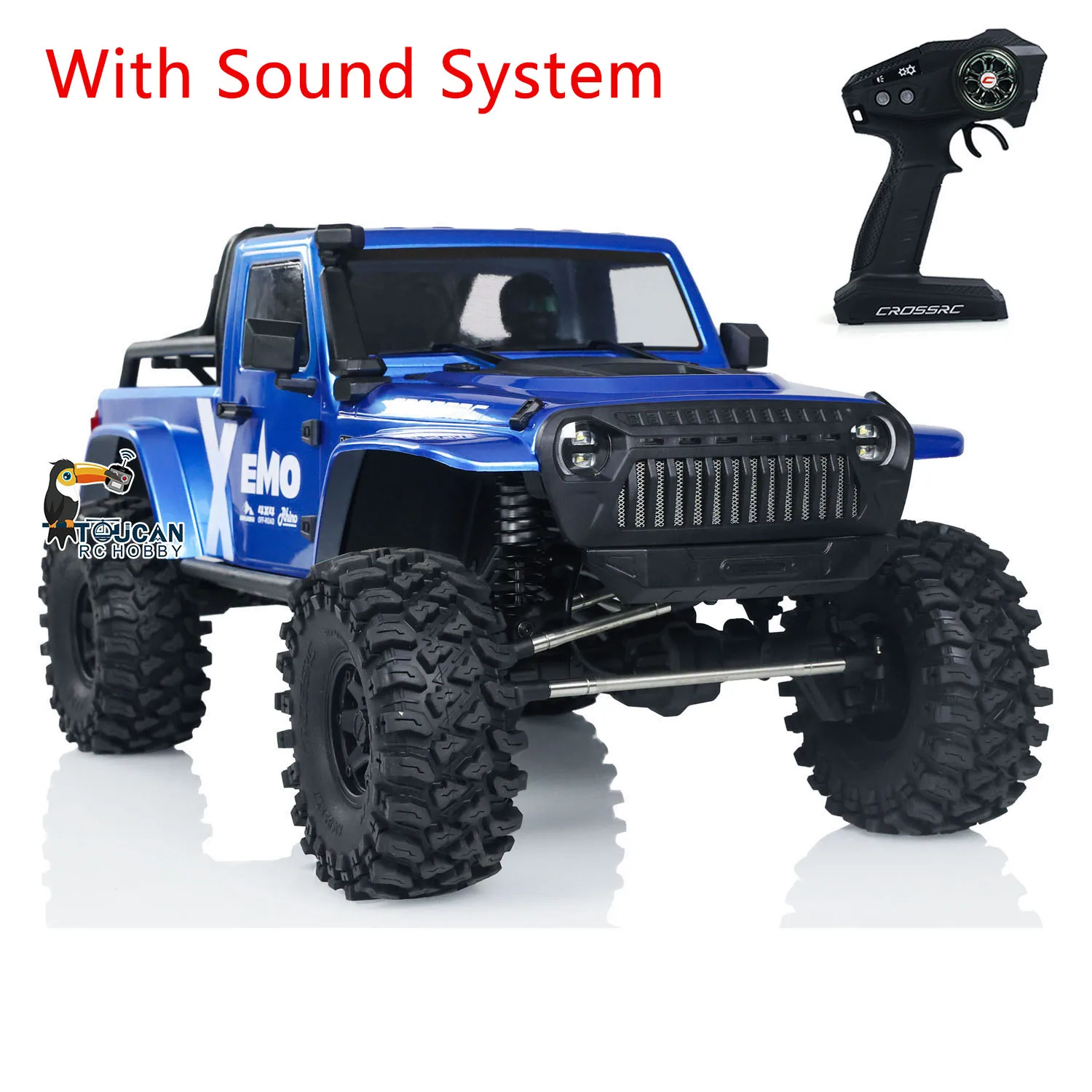 1/8 2 Speed CROSS RC EMOX Off-road Car Vehicle Light Sounds Radio Control Crawler 4WD Light Sound Finished Vehicle THZH2012