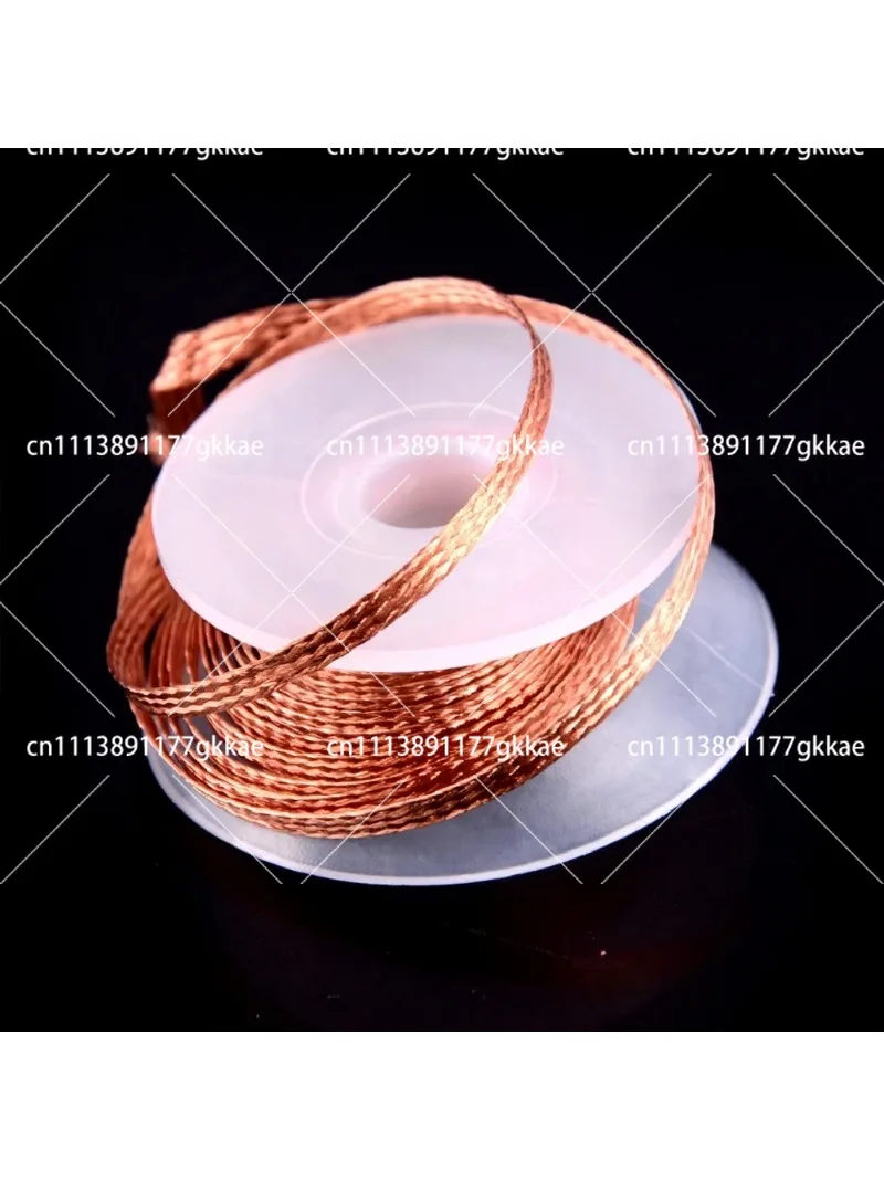1.5M 2.0mm & 3.5mm Width Solder Remover, High Efficiency Copper Braid for PCB Repair and Electronics Work