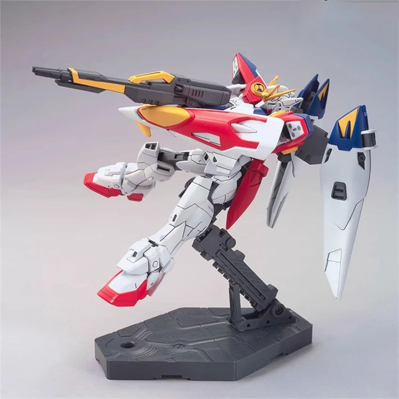 Bandai HGAC Wing Gundam Zero model TV animation version XXXG-00W0 movable robot toy  collection figure Christmas gift