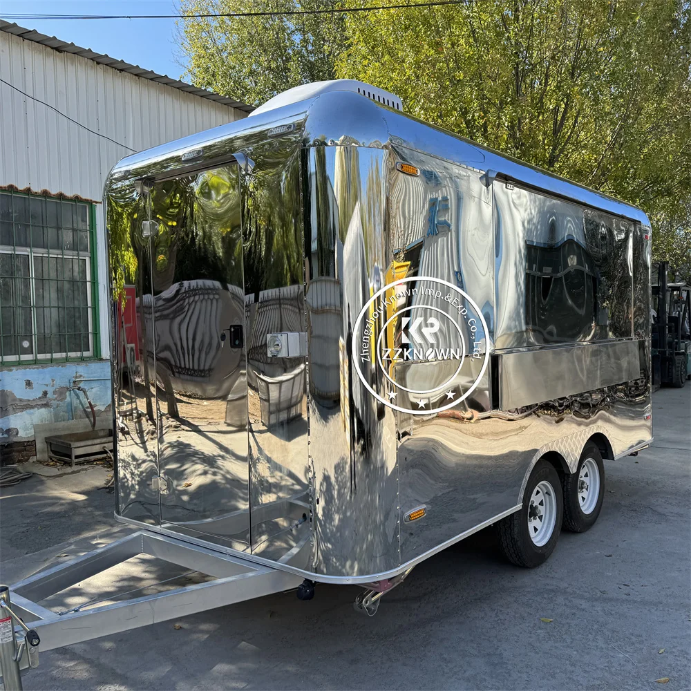 Commercial Juice Smoothie Truck Street Outdoor Festival Food Trailer Outdoor Food Truck With Full Equipment