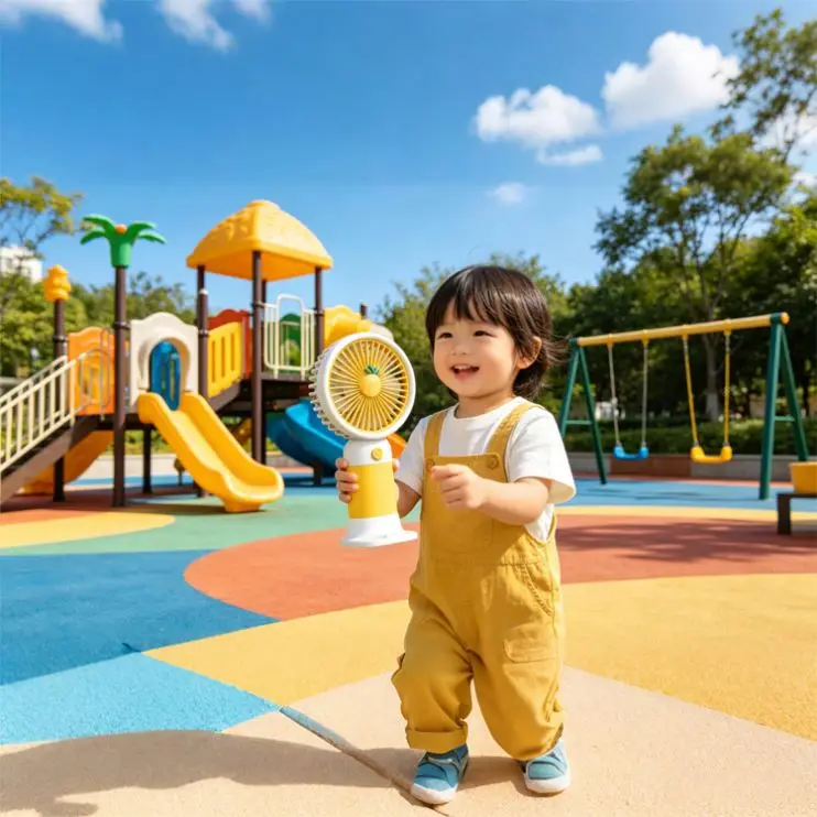 2026 New Promotional Handheld USB-rechargeable Mini Cute Multi-function 4 Colors Custom Logo Fan for Summer
