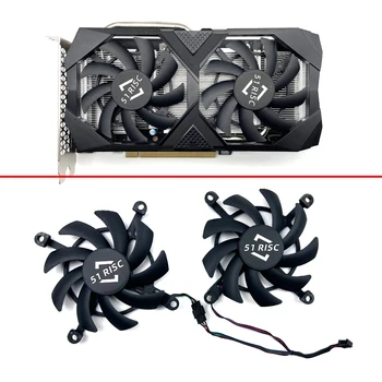 Cooling Fan 85mm 4pin For 51RISC GTX1660Super 6GB Gaming GTX1660Ti 1660 video card fans