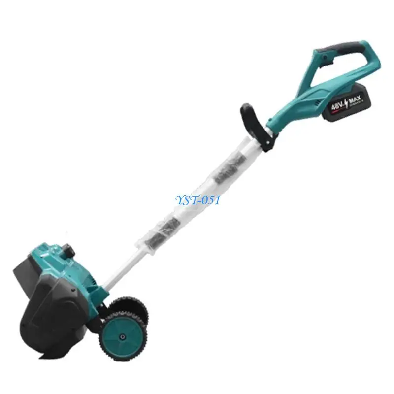 E15A Snows blower for Snowsys conditions, equipped with an aluminum alloy quick-releases handle and a speed switchs.
