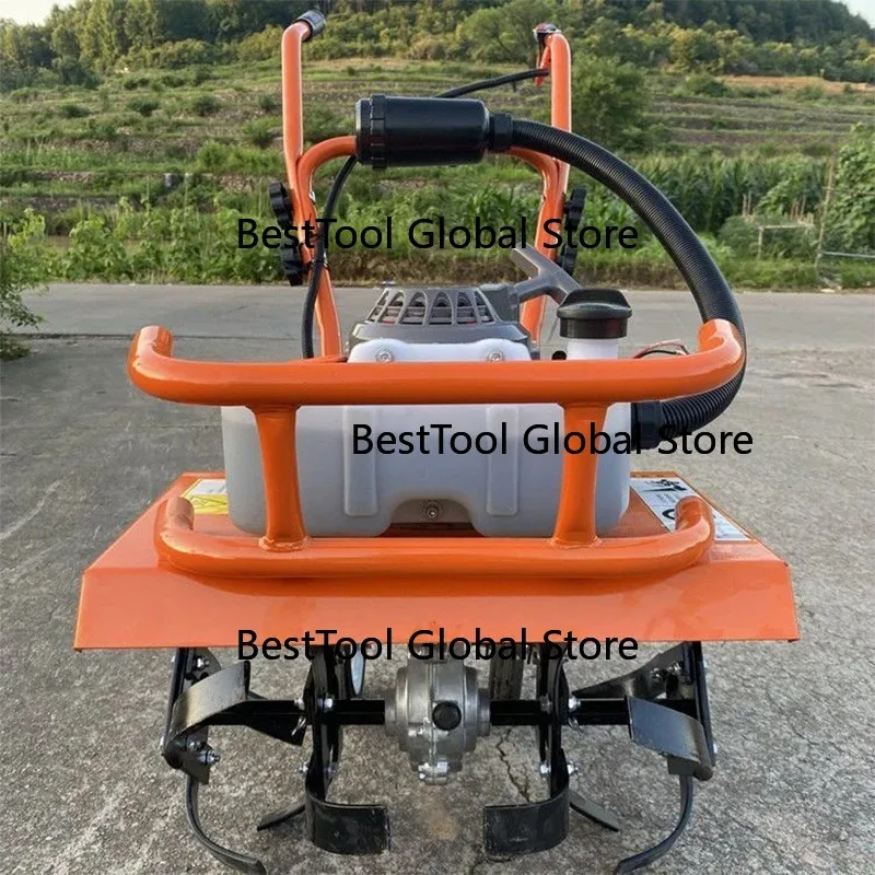 TG-ST3001 Fuel m-o tillage machine, small ditching and loosening soil, multifunctional agricultural tillage machine, orchard w