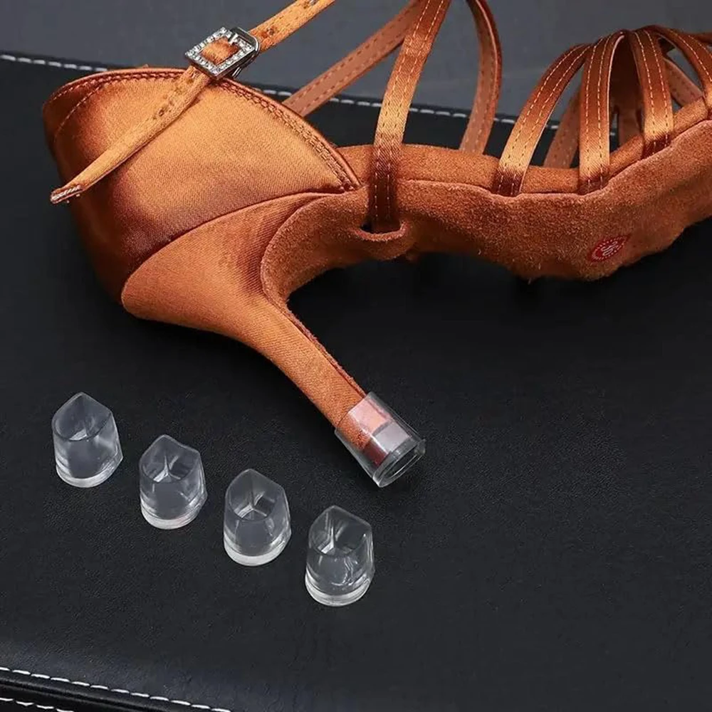 50 Pairs High Heel Protectors Heel Stoppers Anti-Slip Noise Heels Caps Covers Heels Replacement Tips for Grass Gravel Wetlands