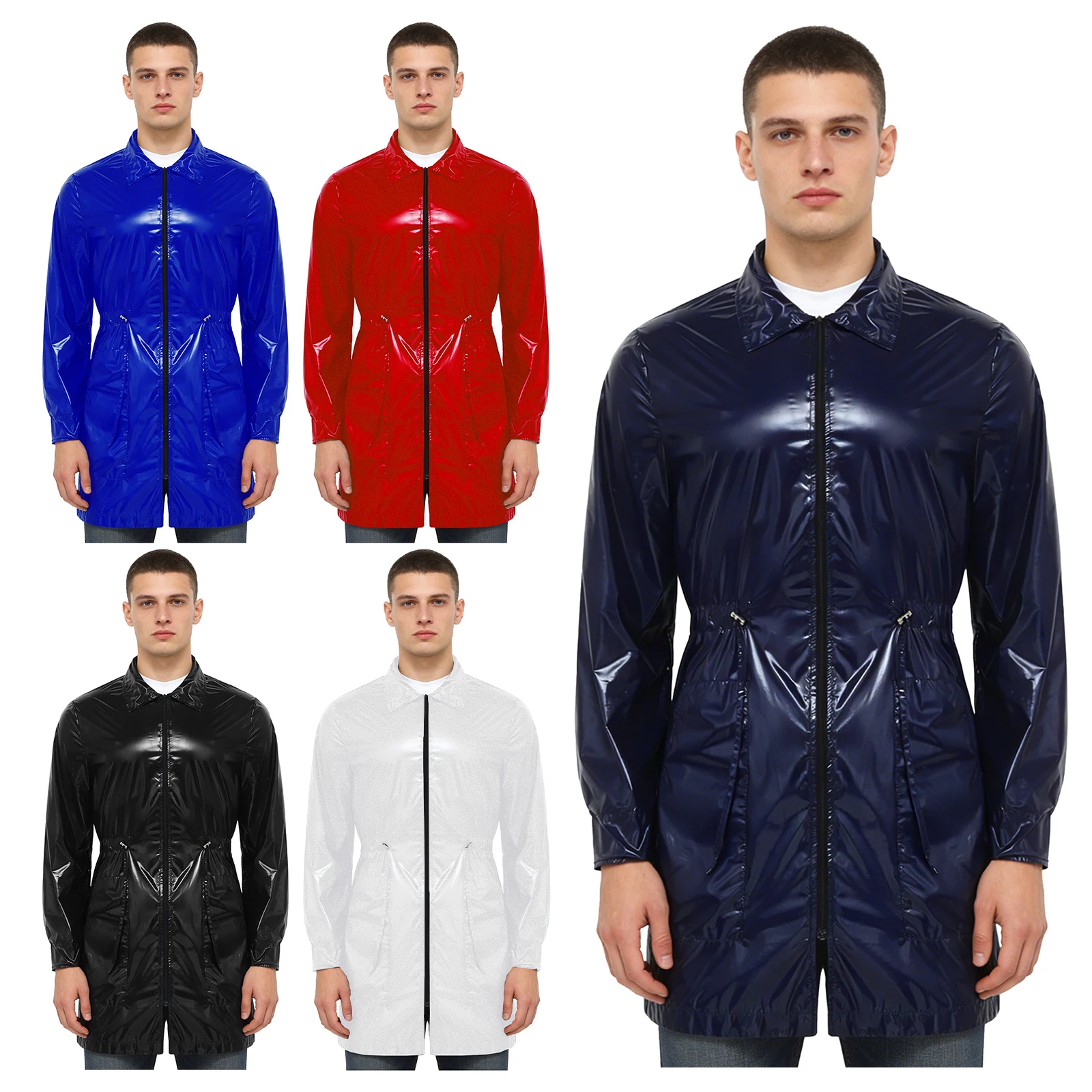 Chaqueta Impermeable Adultos Cierre Frontal - alternate angle