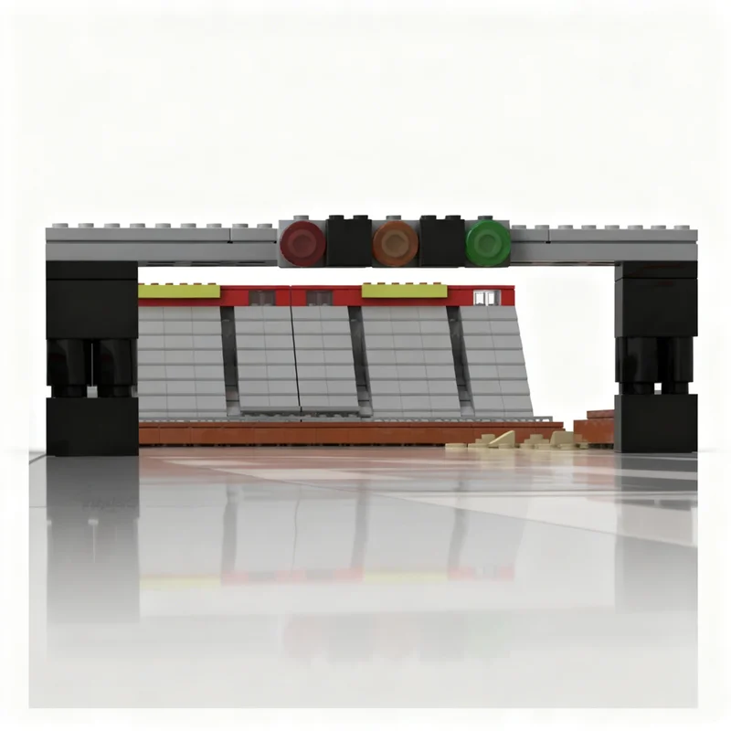 4609pcs MOC Modular Streetscape Mini Micro Scale Race Model Building Blocks Construction Toy Christmas Gifts Brick Kids