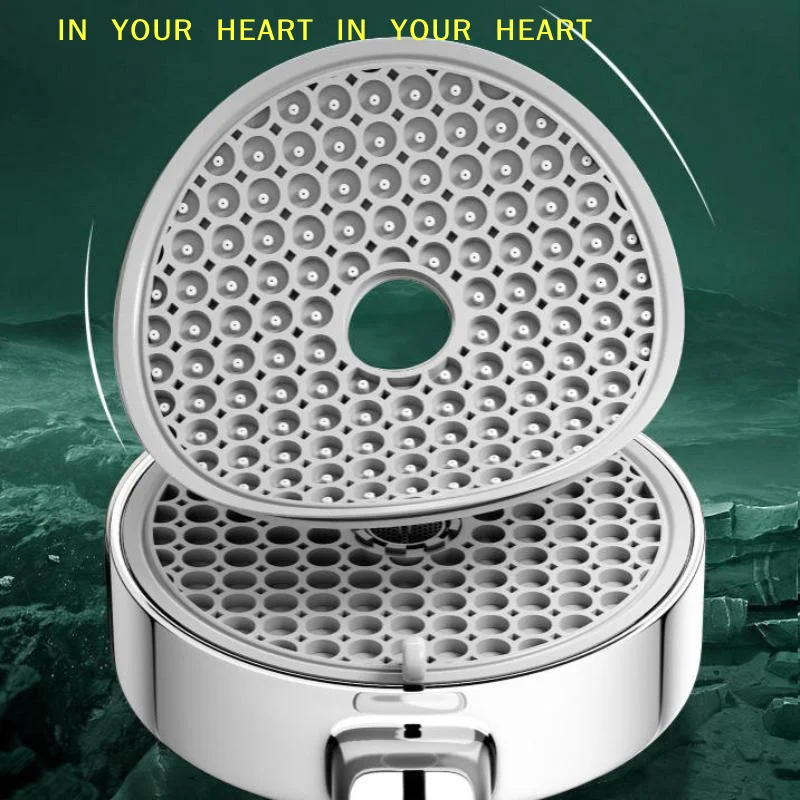 【X】High Pressure Handheld Shower Head 6 Adjustable Modes Water Saving Chrome Finish Tool-Free Install for RV Shower