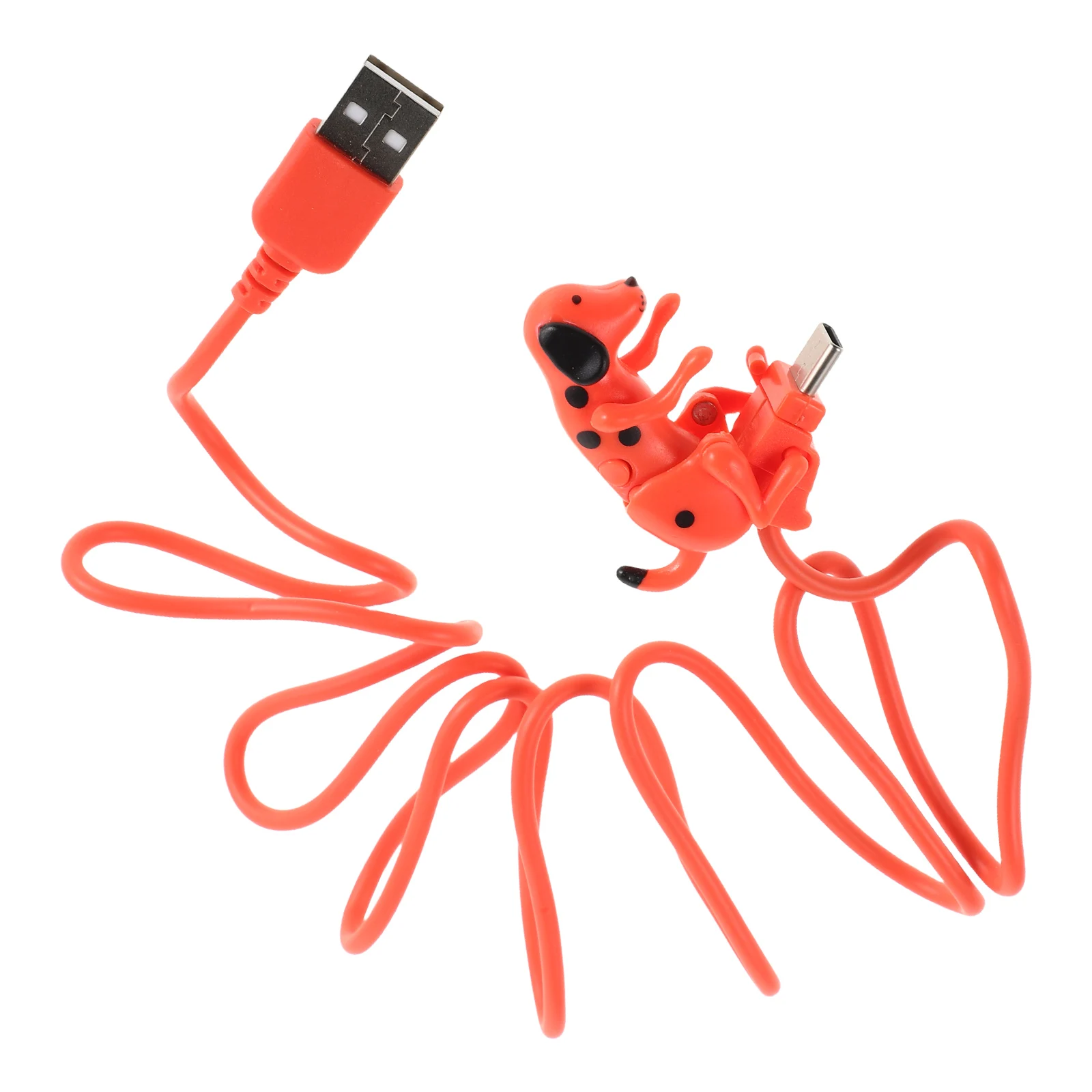 

Rogue Dog Fast Charging Cable Funny Portable Dog Design Quick Cord Stray USB Compatible with Type-C Smartphones