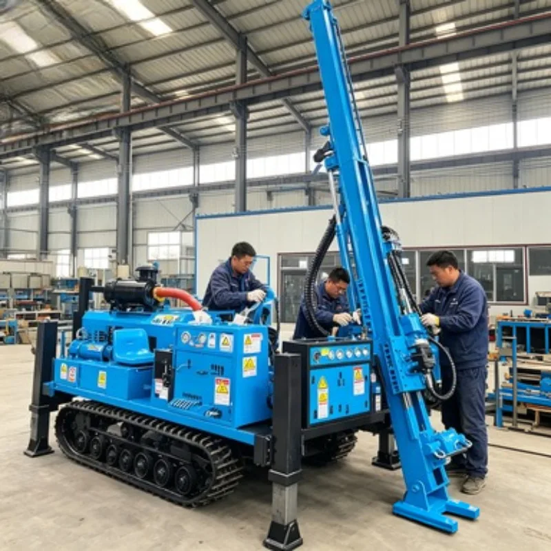 Hot Sale Diesel-Powered Fully Hydraulic Core Drilling Rig with Automatic Control and Motor for Geological Exploration Mobile