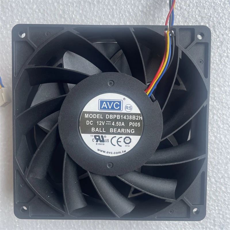 14038 4-wire 12v dual ball DBPB1438B2H 5200RPM cooling fan