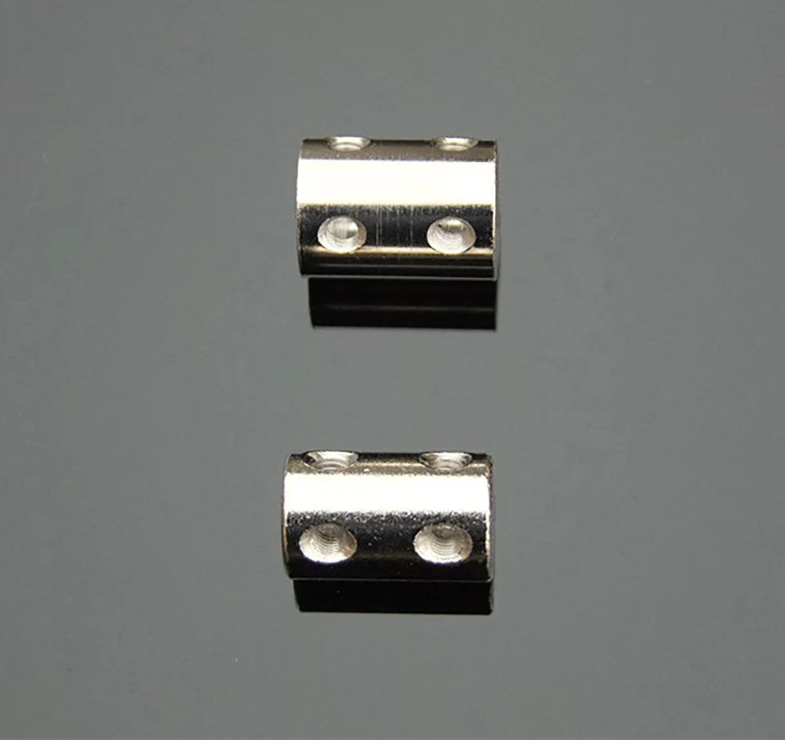 1 pièce 45 #   Accouplement d'arbre de moteur rigide en acier, coupleur 4/5/6/8/10mm, adaptateur de manchon de connecteur de Transmission pour bateau, modèle de voiture, avion