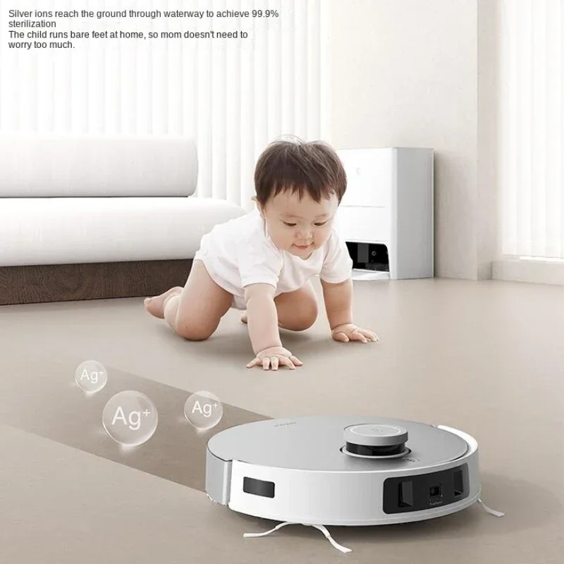 6000Pa Ecovacs DEEBOT T20 PRO PLUS Vacuum Cleaner Sweeping Robot 55 ℃ Hot Water Washing Mop 5200mAh