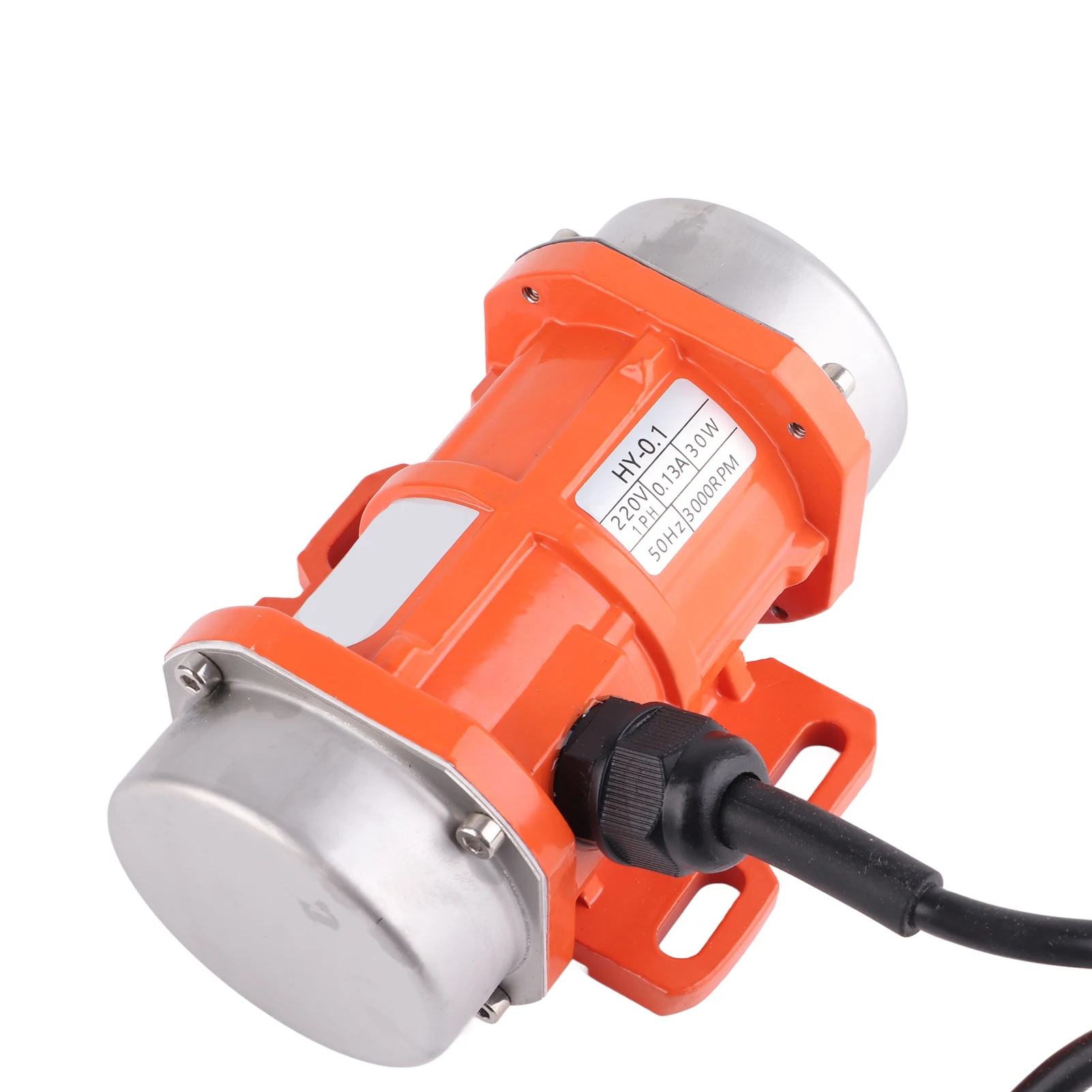 تهتز المحرك الاهتزاز المحرك مرحلة واحدة IP66 مقاوم للماء غير متزامن سبائك الألومنيوم 220 فولت 3000 دورة في الدقيقة الاهتزاز المحرك