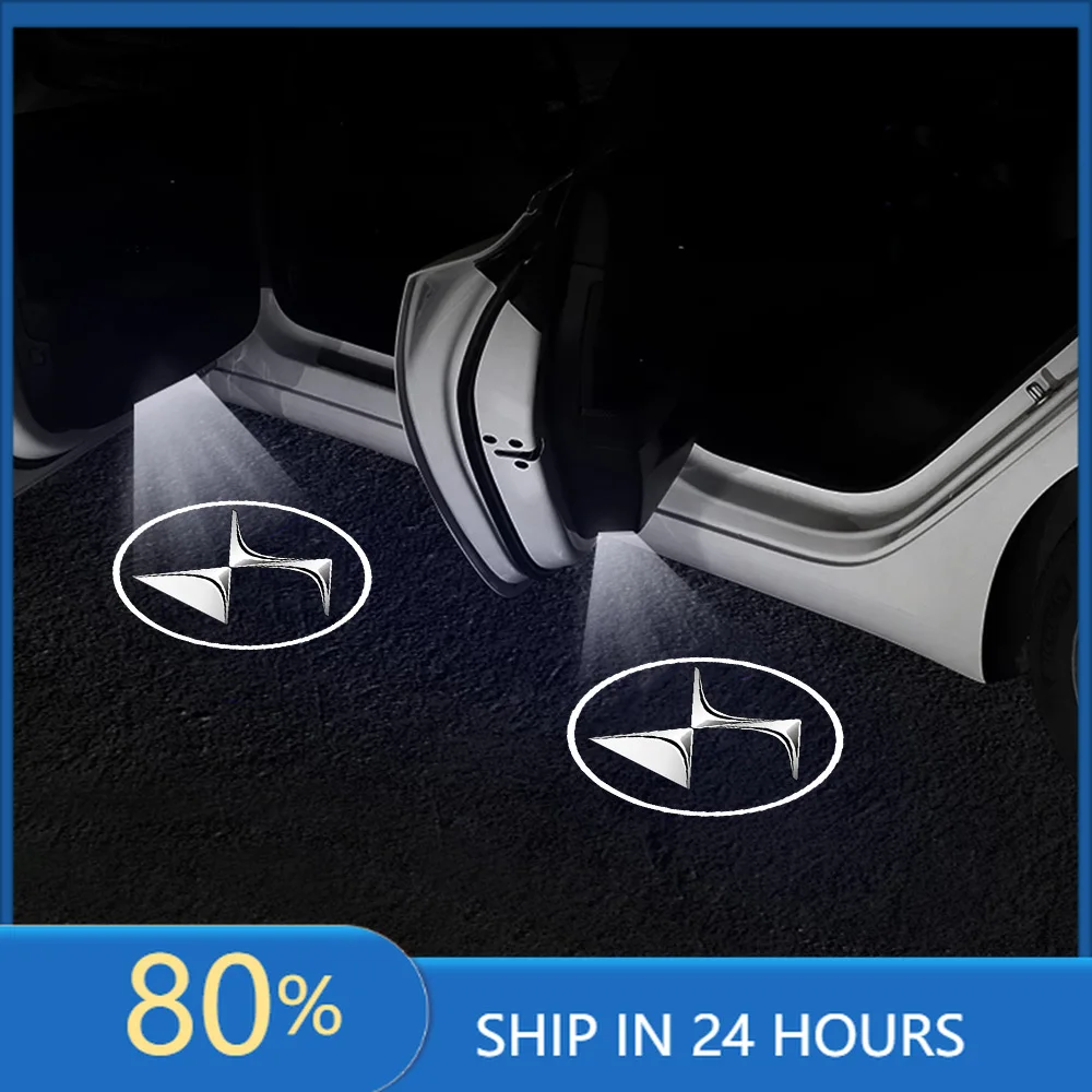 Adesivos para Carro 1PCS Luz de Boas-Vindas LED para Porta de Carro, Projetor de Luz, Acessórios Automotivos para Citroen Cactus C1 C2 C3 C6 C8 C4 Picasso Xsara