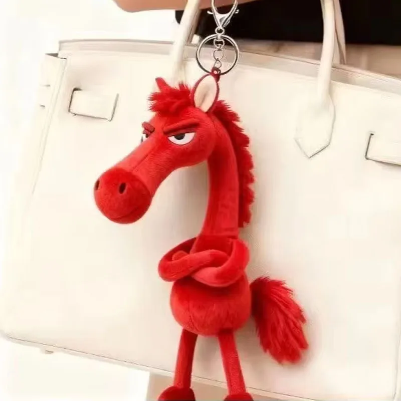 1-10 Stuks 2026 Jaar Van Het Paard Knuffel Mysterieuze Zwarte Pony Mascotte Tas Charme Hanger Sleutelhanger ornament Accesorios