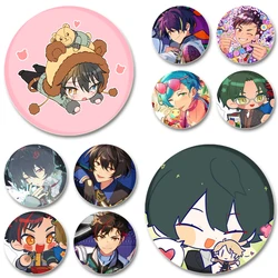 Kanata Shinkai Tori Himemiya Mika Kagehira Arashi Narukami Cartoon Figure Badge Cosplay Cute Enamel Pins for Clothes Backpack