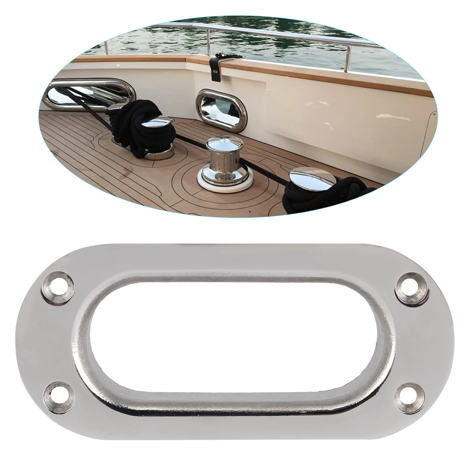 

316 Stainless Steel Boat Hawse Cable Hawse Pipe Fairlead Marine Accessories Boat Hawse Fairlead Hawse Fairlead Hawse Pipe