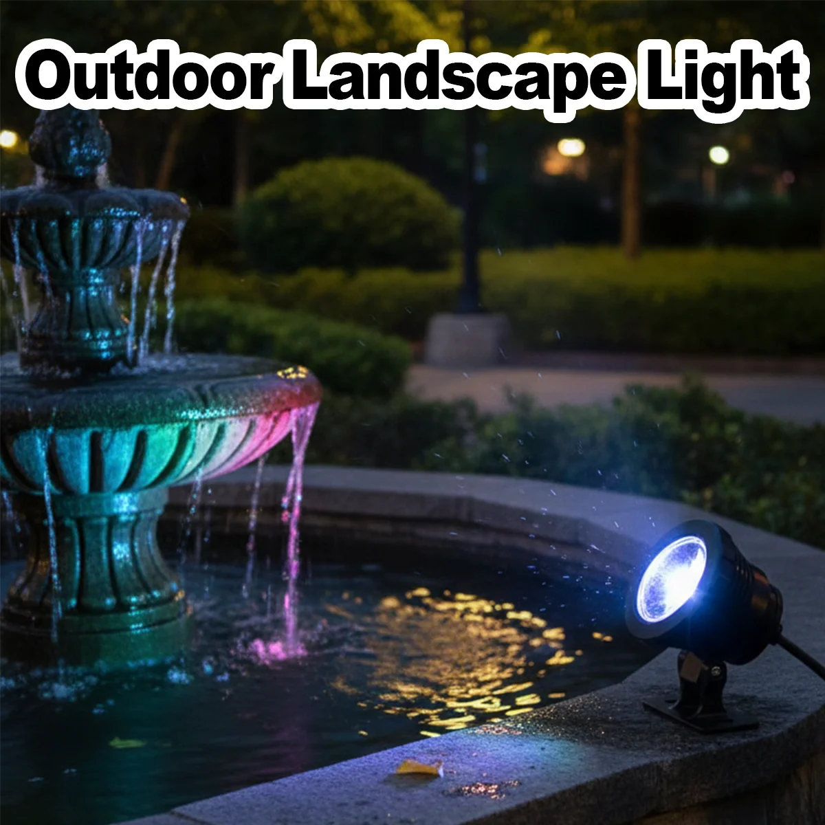 10W 15W RGB LED Flood Light Underwater Waterproof Fountain Pool Pond Aquarium Spotlight Bulb Lamp Outdoor Garden DC 12V 85-265V