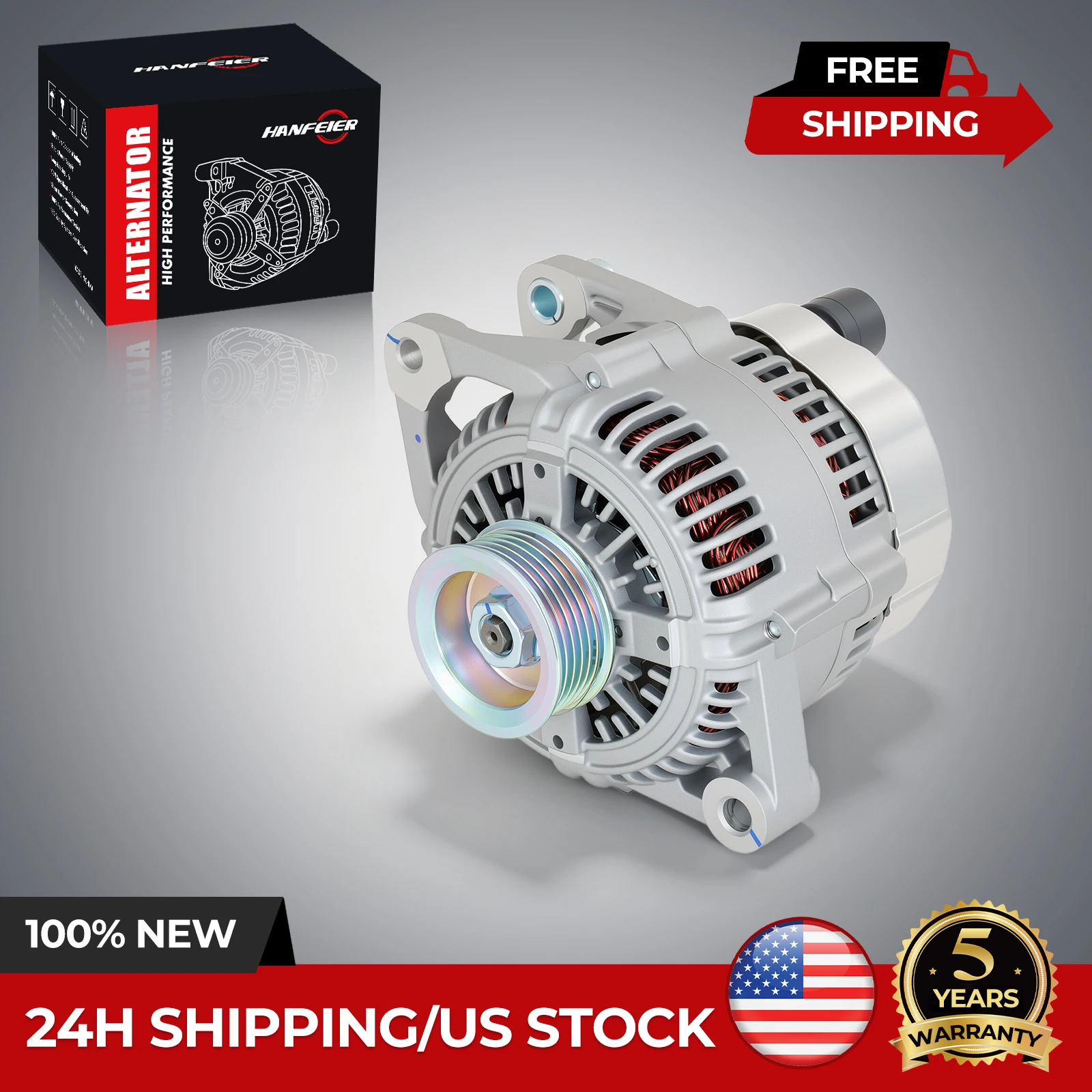 

New Alternator For Dodge Grand Caravan & Country Voyager 1996-00 3.0 3.3 3.8 V6