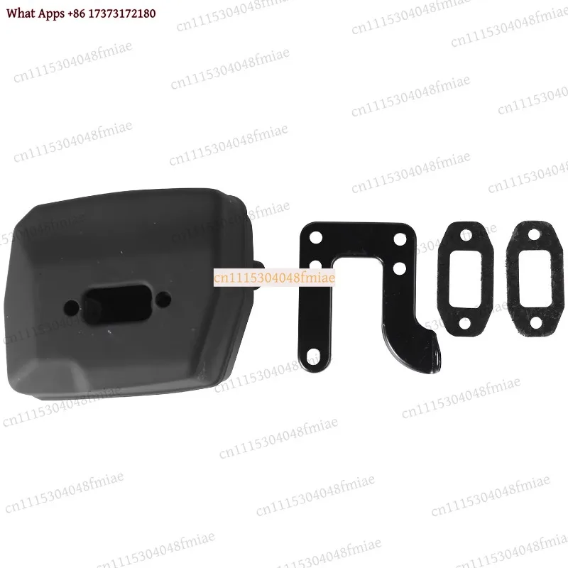 Exhaust Muffler with Gasket Plate for Husqvarna 61 66 162 266 268 272 Chainsaws Replacement 503476901 503406402