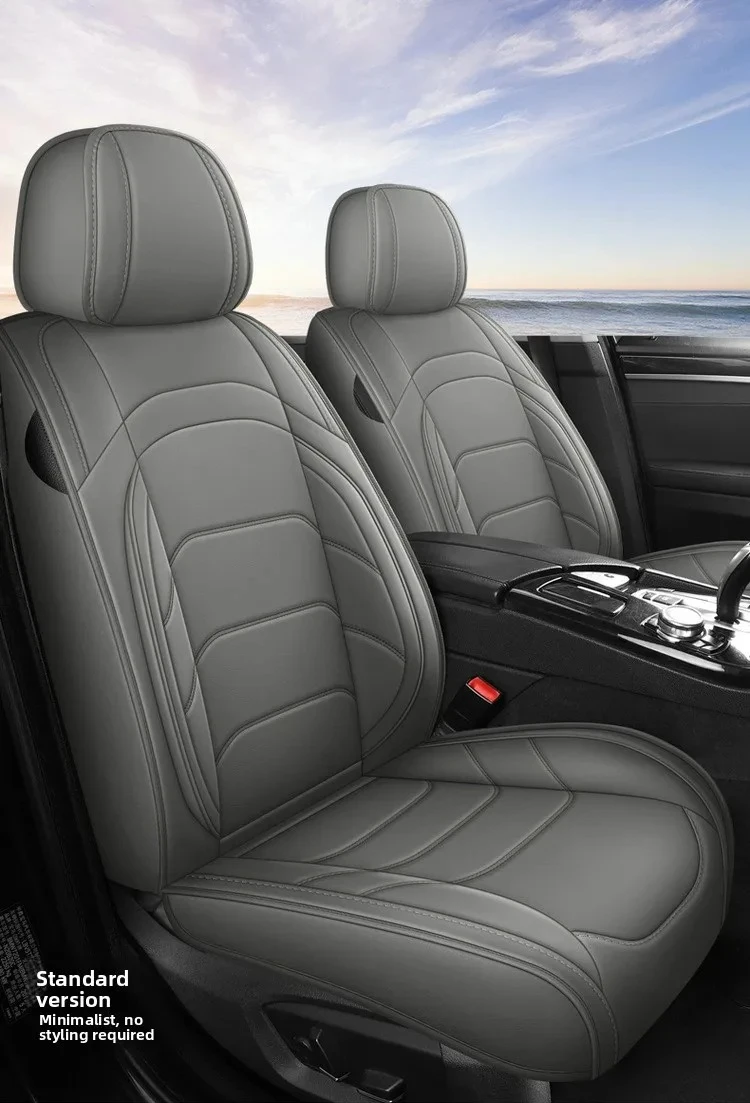 Universal Auto Split Seat Full Seat Cover Breathable Comfortable Leather Car SUV Seat Cushion Full Seats Cover Protection JJ78