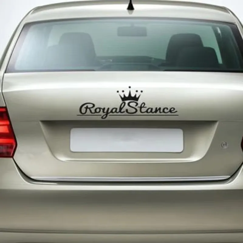 60 * 19cm Royal Crown High Quality Fashion Design Front and Rear Windshield Home Decoration Vinyl Die Cutting Custom Stickers