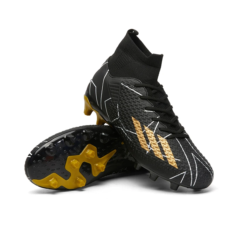

Men Society Field Soccer Shoes Original Professional Non Slip Outdoor Training Resistant Unisex Boy Football Boot Seamless