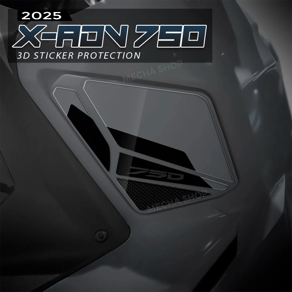 

Motorcycle Accessories Storage Box Sticker Side Pad Sticker 3D Decal Kit For X-ADV 750 XADV 750 2025 2026