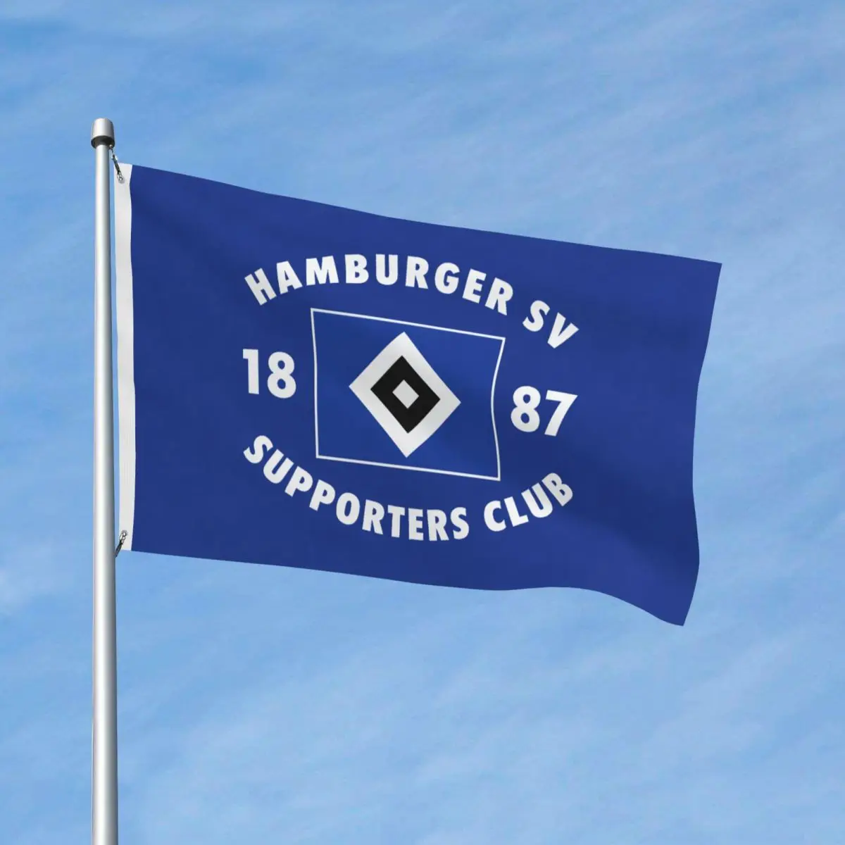 1887 HSV German Soccer Club Flag Vivid Color Indoor Outdoor Banner Hamburgers SV Bundesligas All Weather Home Room Dorm Wall