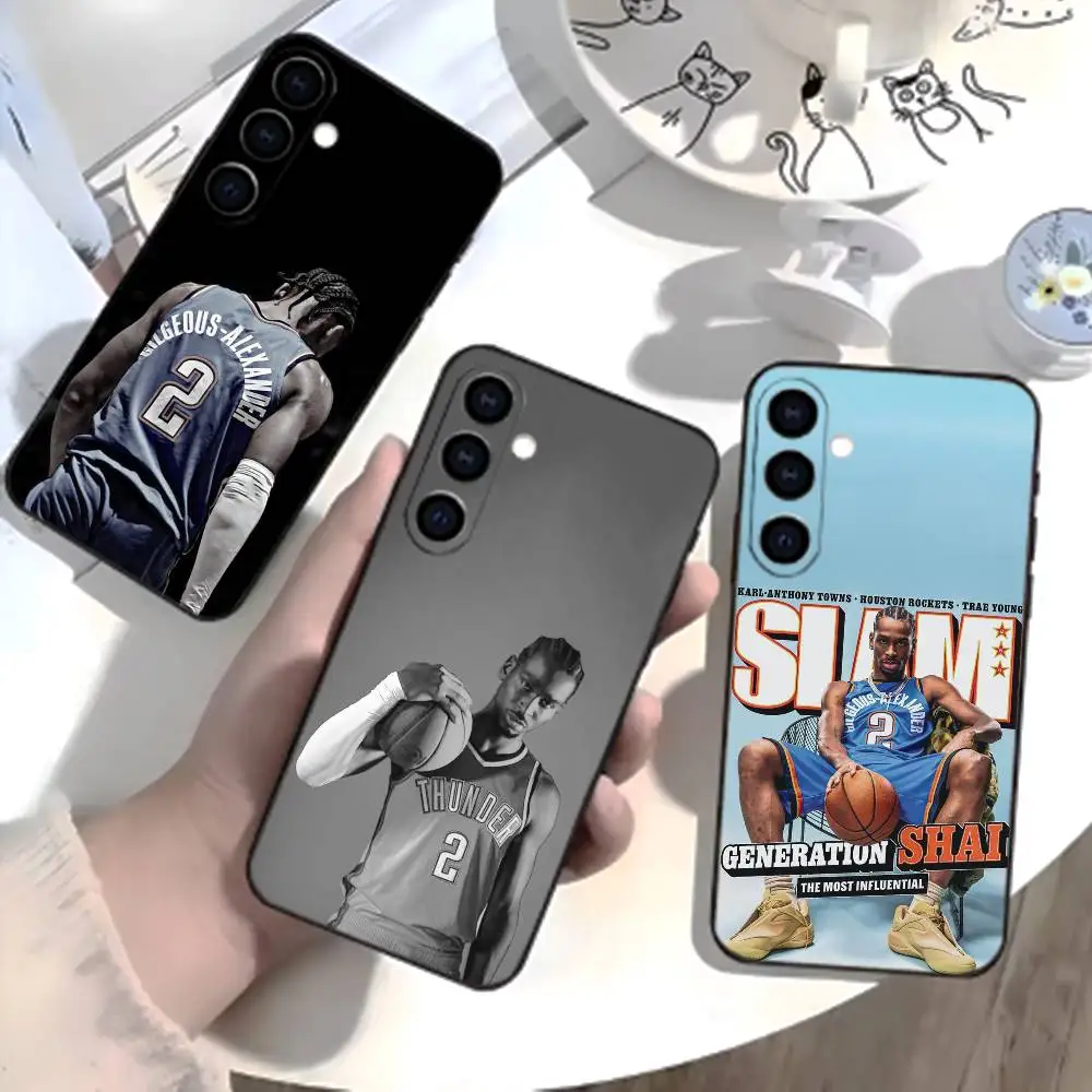 

SGA-Basketball G-Guard Shai Phone Case For Samsung Galaxy A73,A72,A71,A70,A52,A51 Others Soft Black Cover