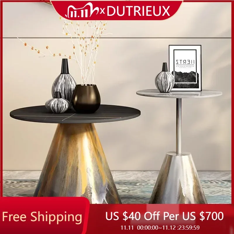 

Black Designer Coffee Tables Round Modern Unique Italian Coffee Tables Minimalist Premium Moveis Para Sala Home Furniture