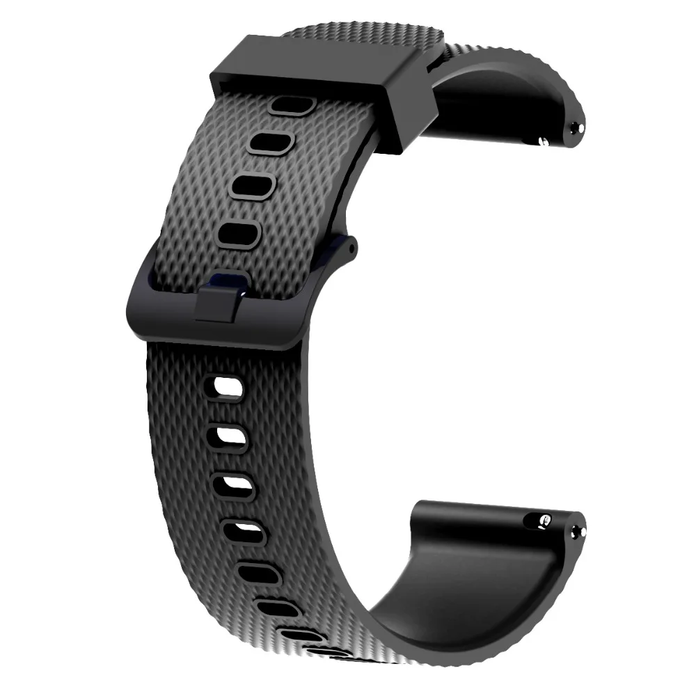 FIFATA For Garmin Forernunner 245/Vivoactive 3/Venu Replacement 20MM Sport Silicone Watch Strap For Amazfit GTS/Bip Smart Watch