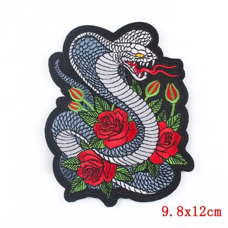 Embroidered Patch Iron On Patches for Clothing Pocket Gorilla Clothes Stickers Fabric Sewing Thermal Adhesive Applique Fusible