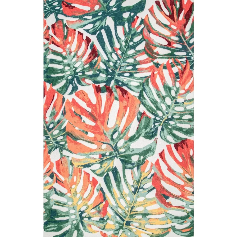 Contemporary Floral Janice Area Rug, 10x13, Multi